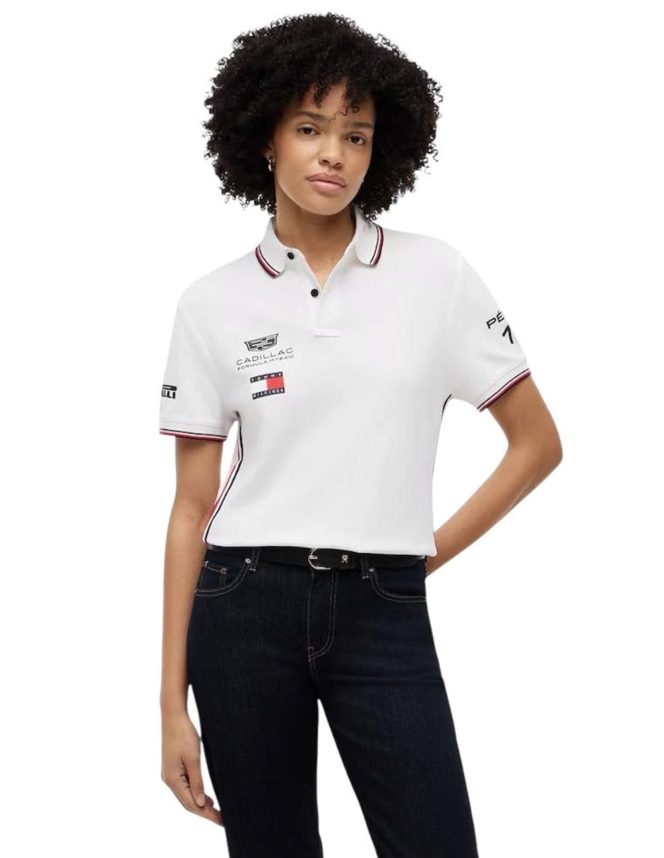 Playera tipo polo para motorsport unisex 3