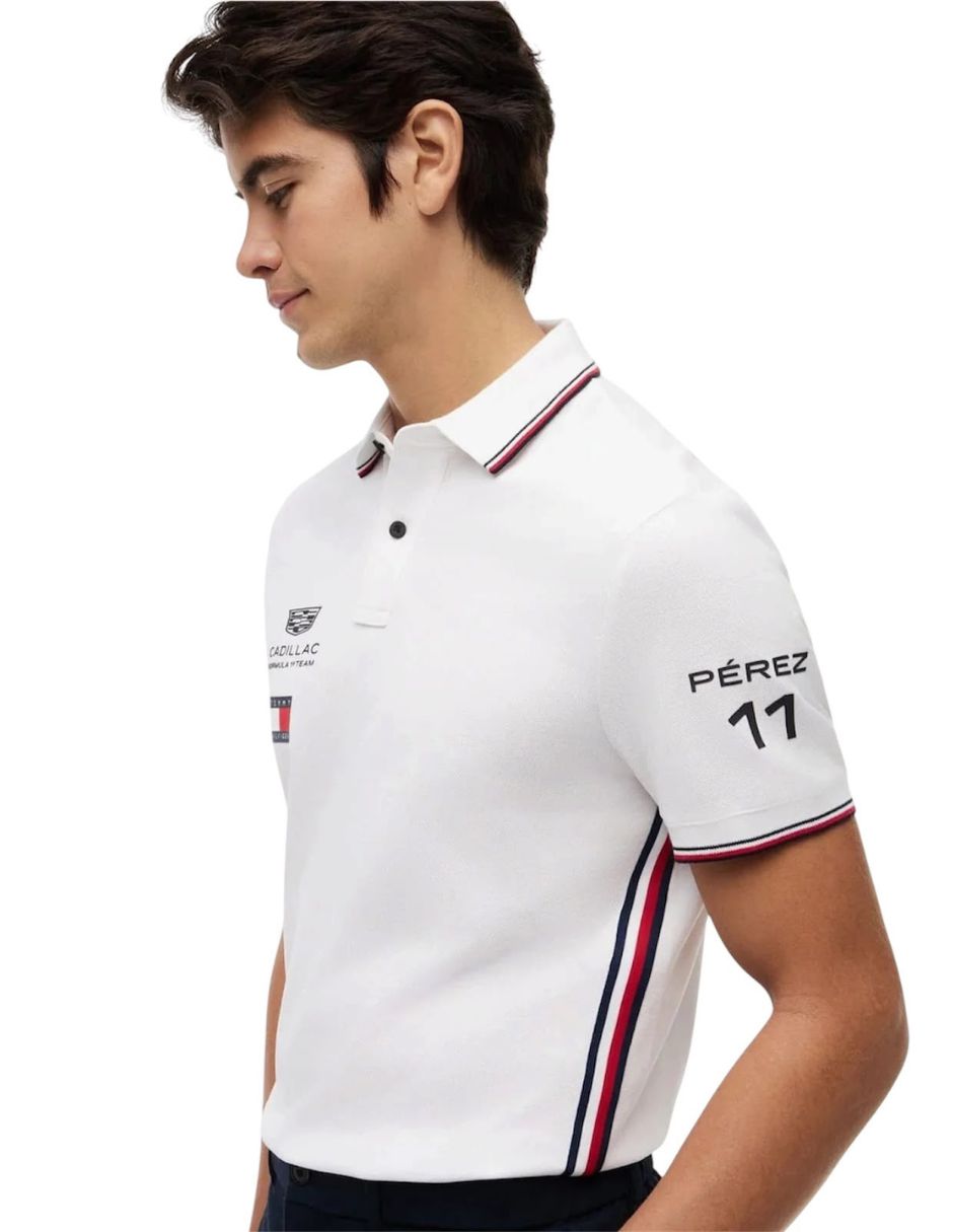 Playera tipo polo para motorsport unisex 7