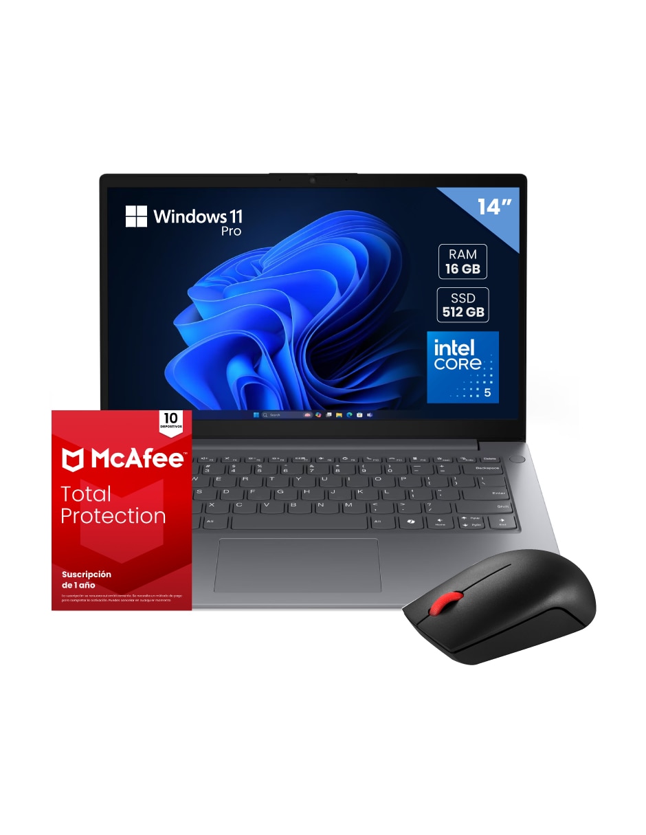 Laptop Lenovo 83GU003ELM-MAN 14 pulgadas HD Intel Core i5 dedicadas 16 GB RAM 512 GB SSD