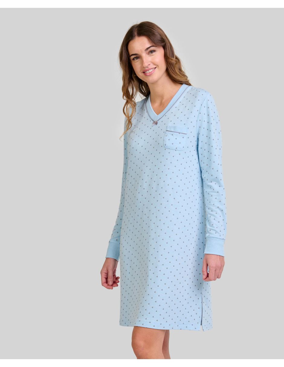Camisón lohe estampado lunares