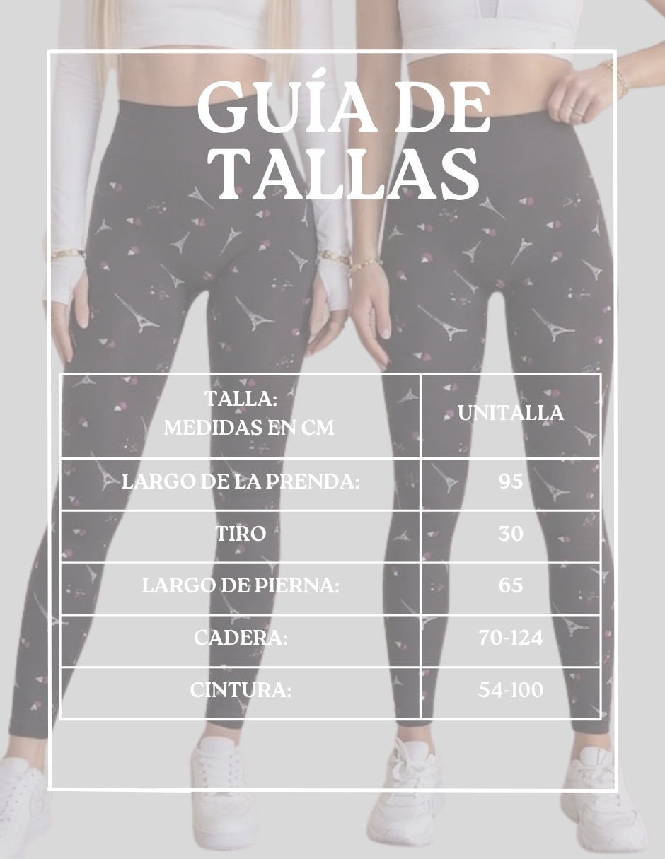 Set legging cintura alta con elástico para mujer 5