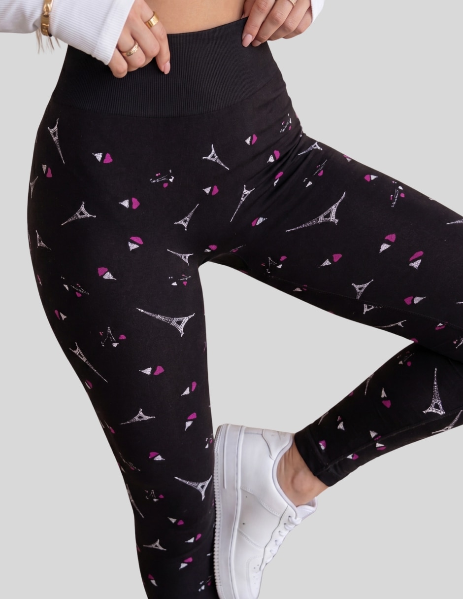 Set legging cintura alta con elástico para mujer 2