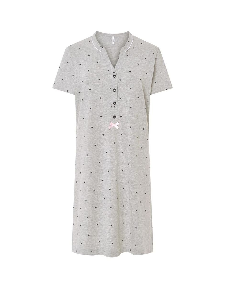 Camisón lohe estampado impreso de algodón