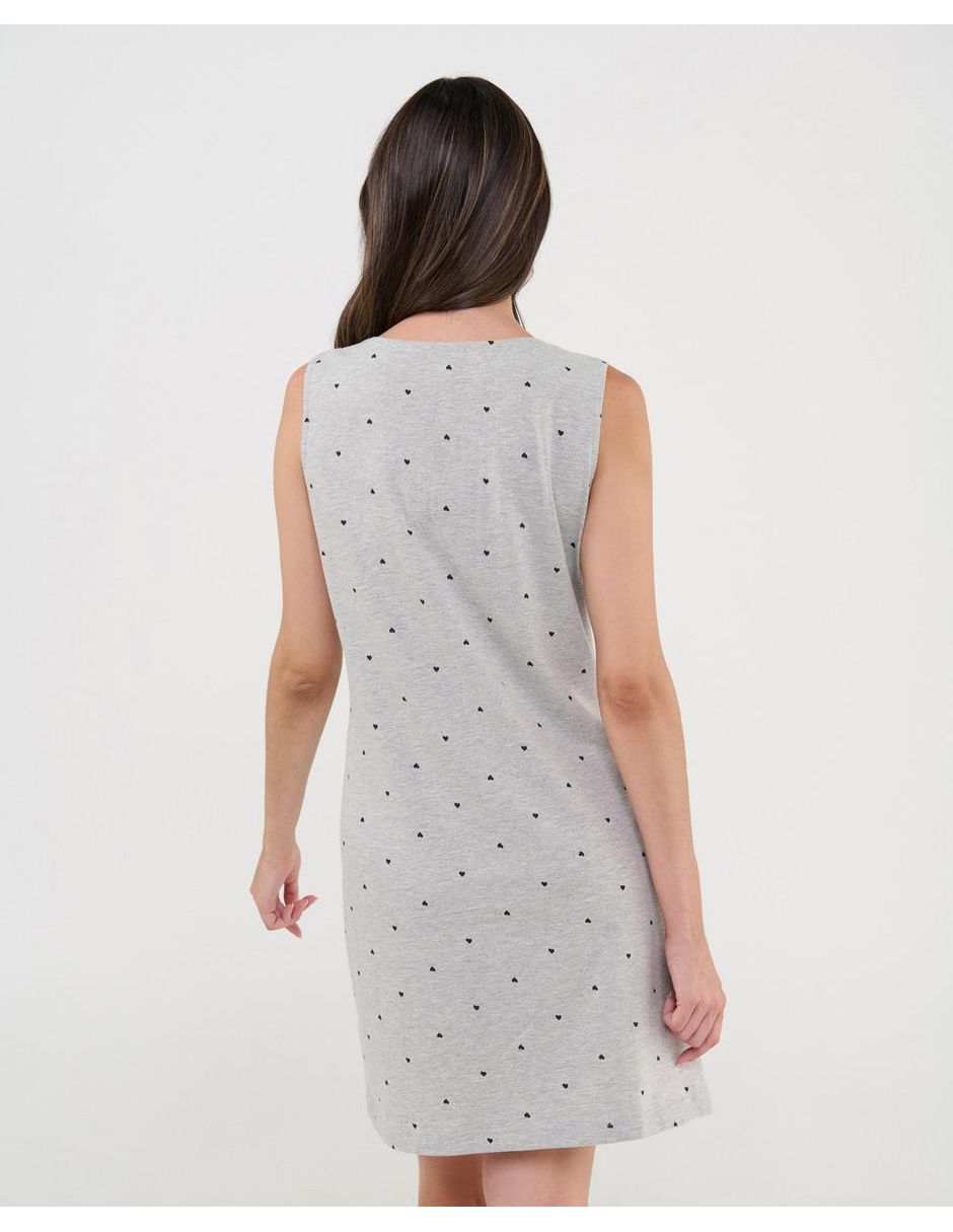 Camisón lohe estampado impreso de algodón