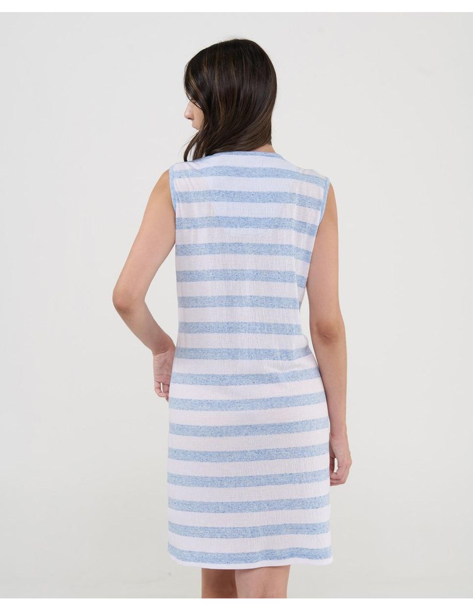 Camisón lohe estampado a rayas