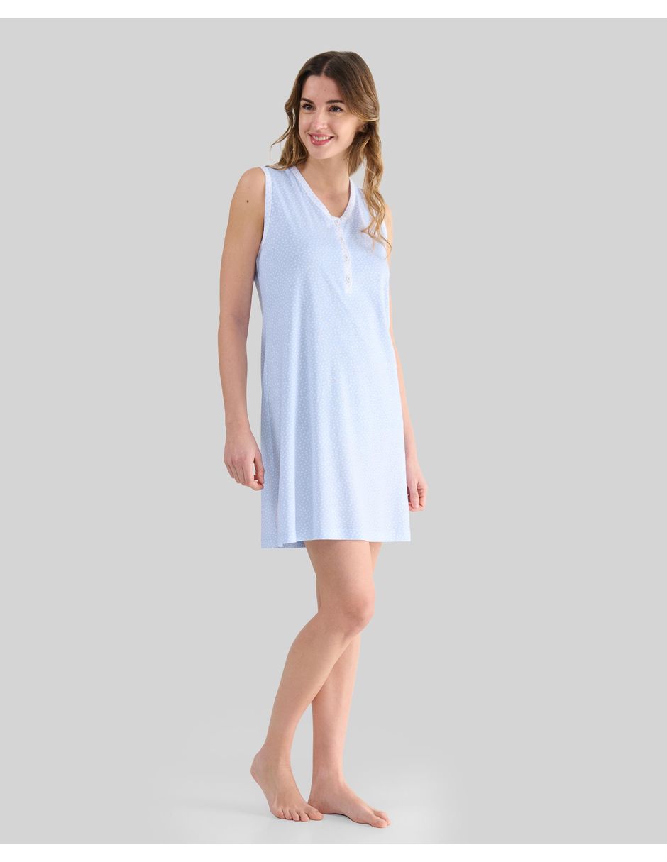 Camisón lohe estampado impreso de algodón