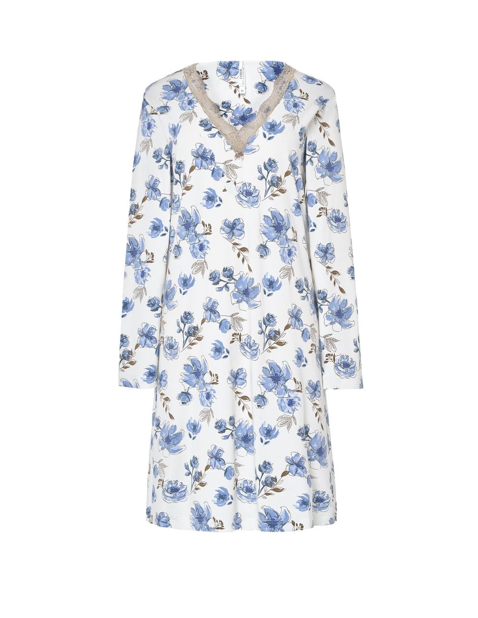 Camisón lohe estampado floral de algodón