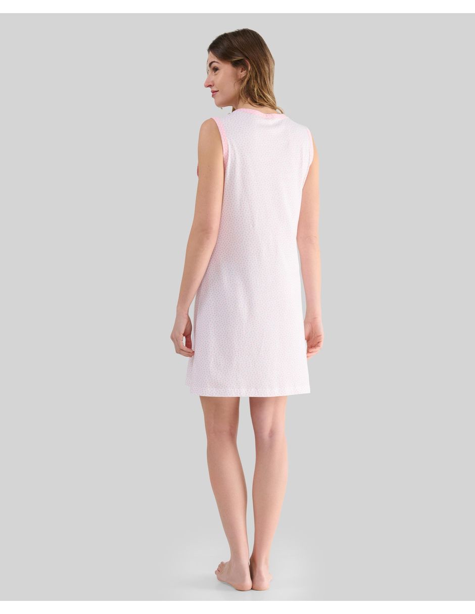 Camisón lohe estampado impreso de algodón