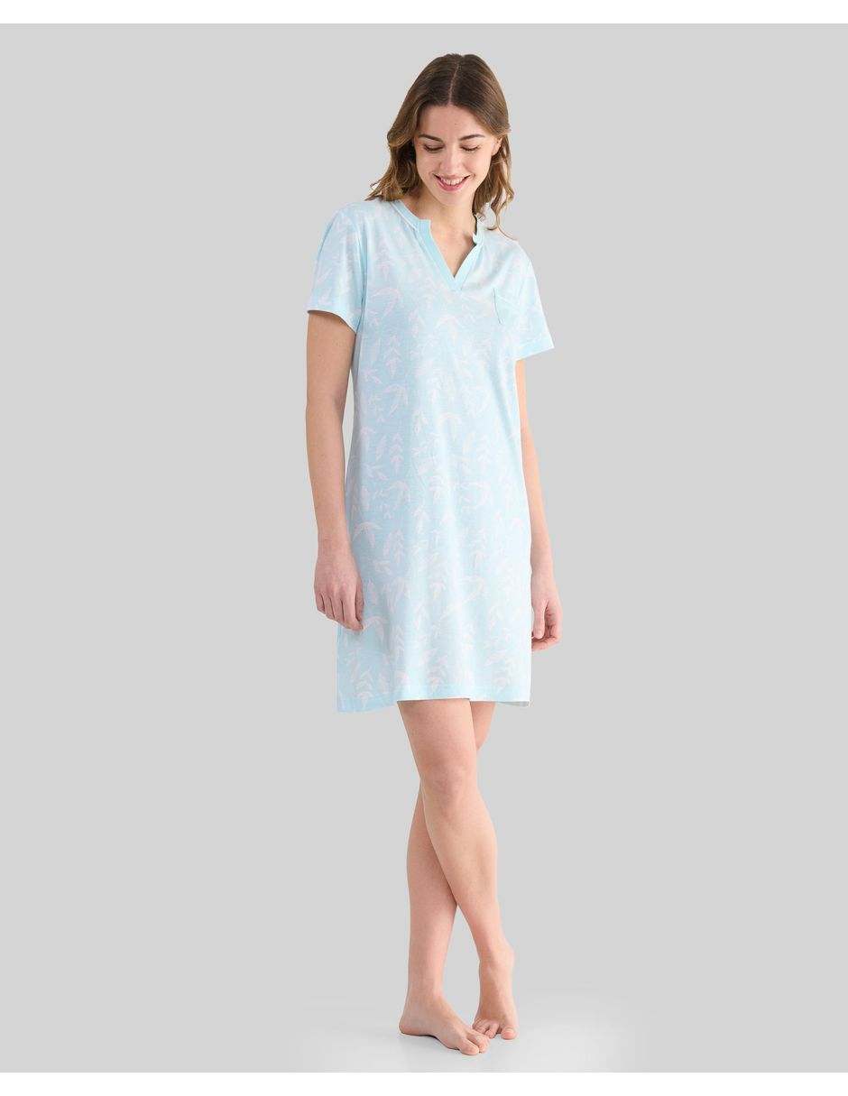 Camisón Lohe floral de algodón