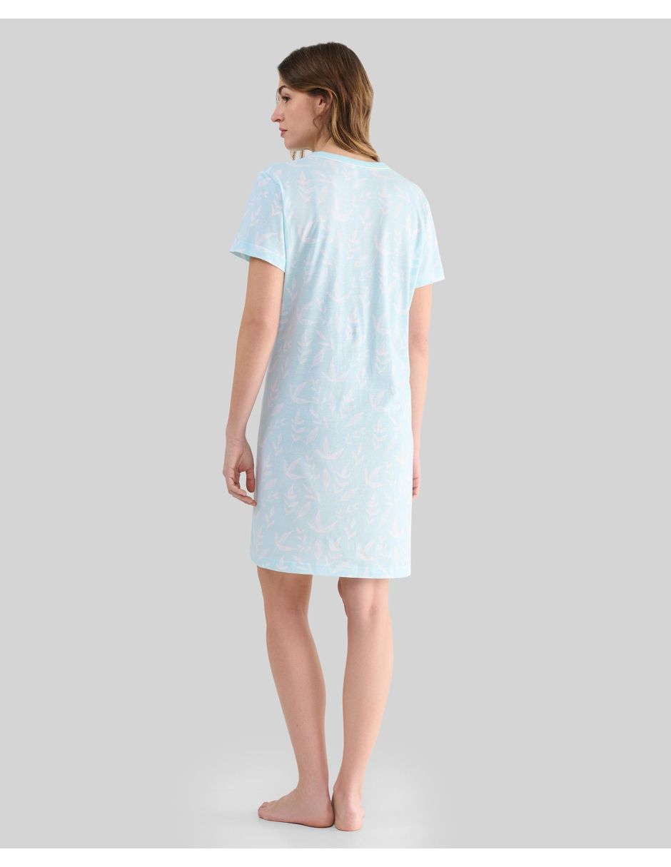 Camisón Lohe floral de algodón