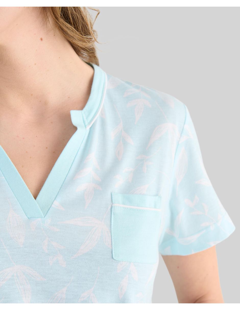 Camisón Lohe floral de algodón