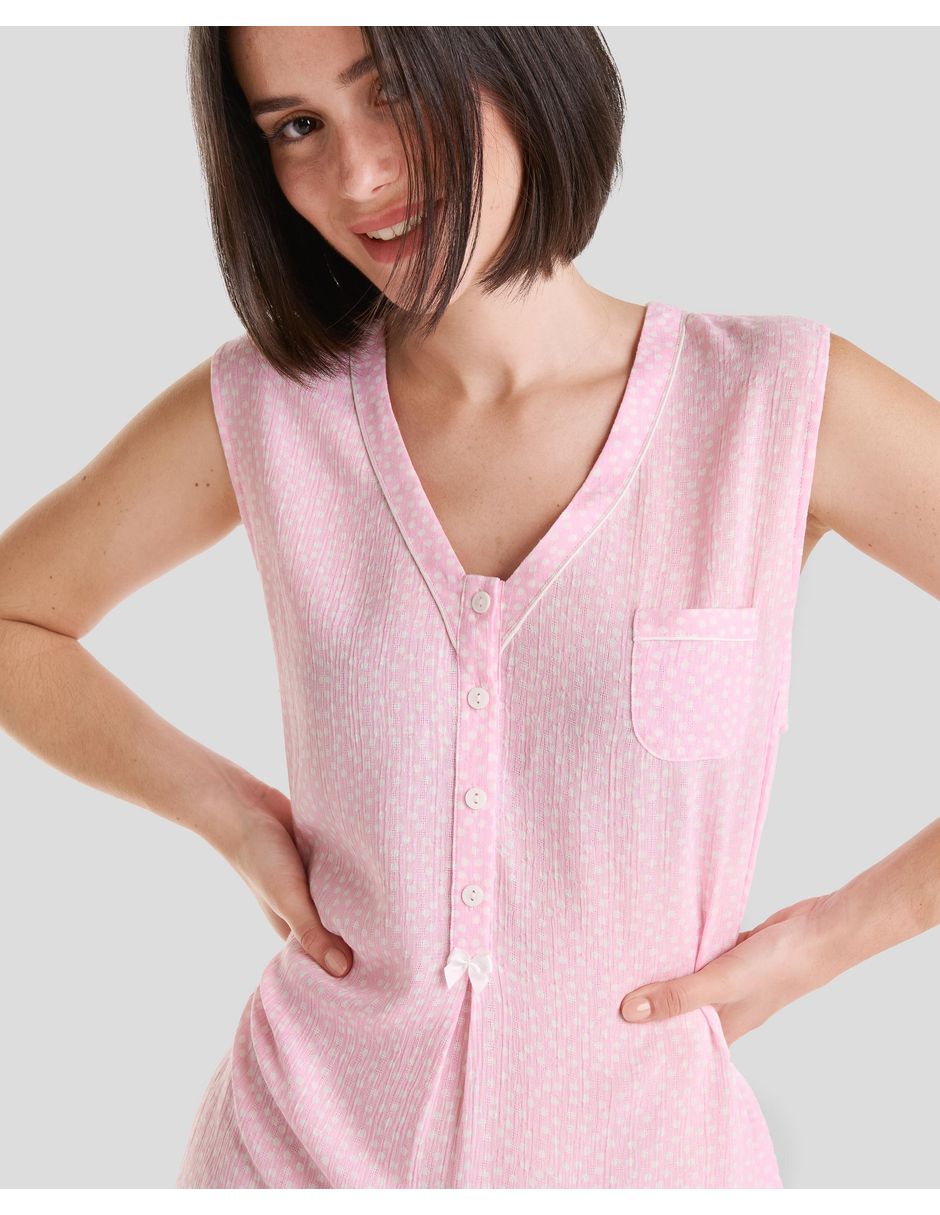 Camisón Lohe estampado Lunares