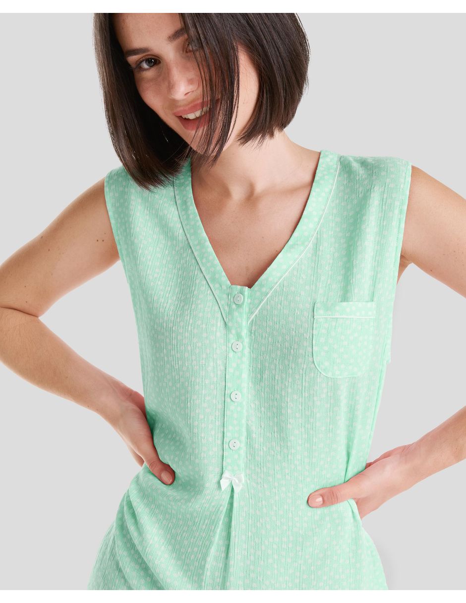 Camisón lohe estampado lunares