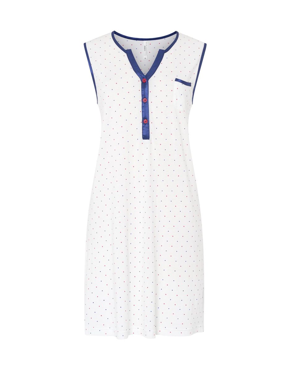 Camisón lohe estampado lunares de algodón