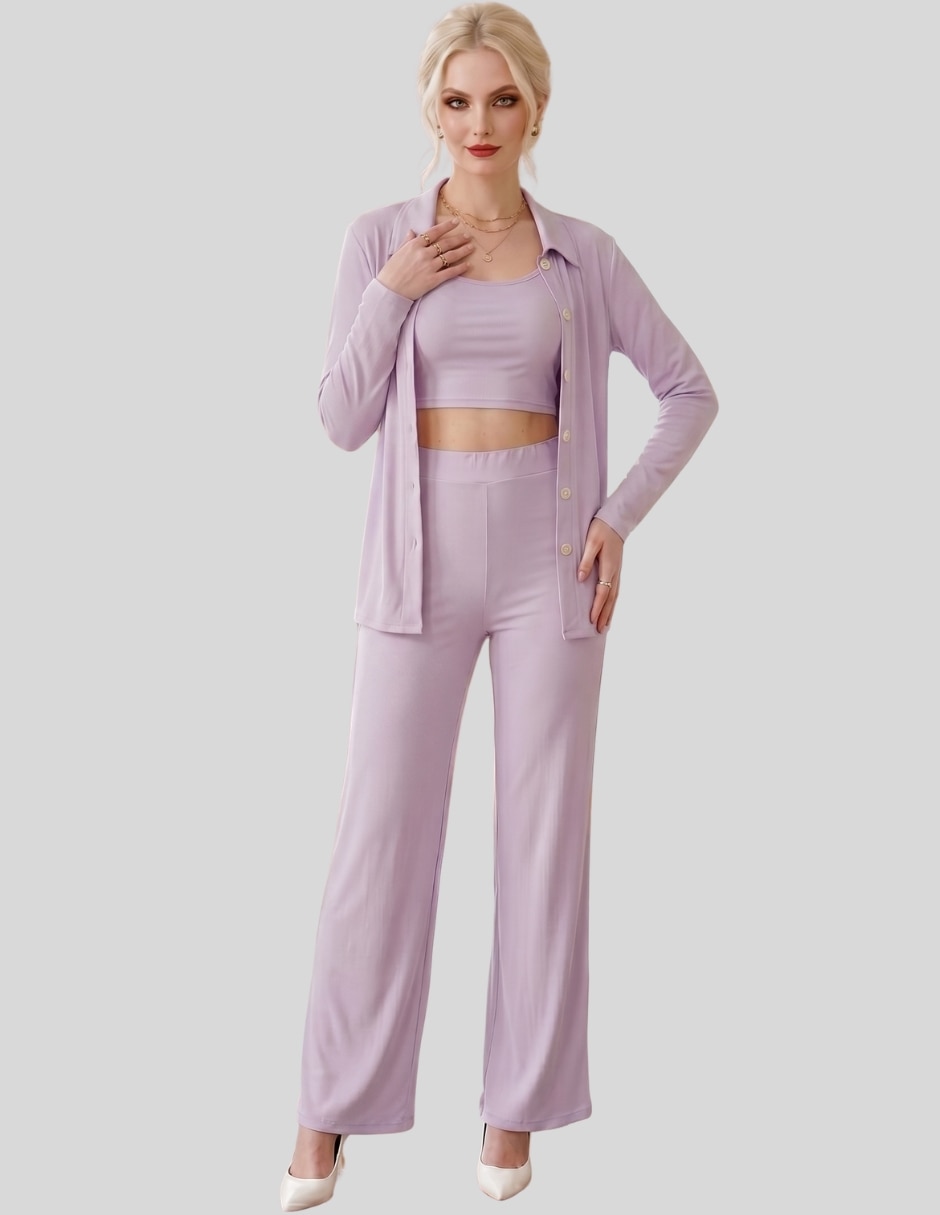 Conjunto casual malabis para mujer