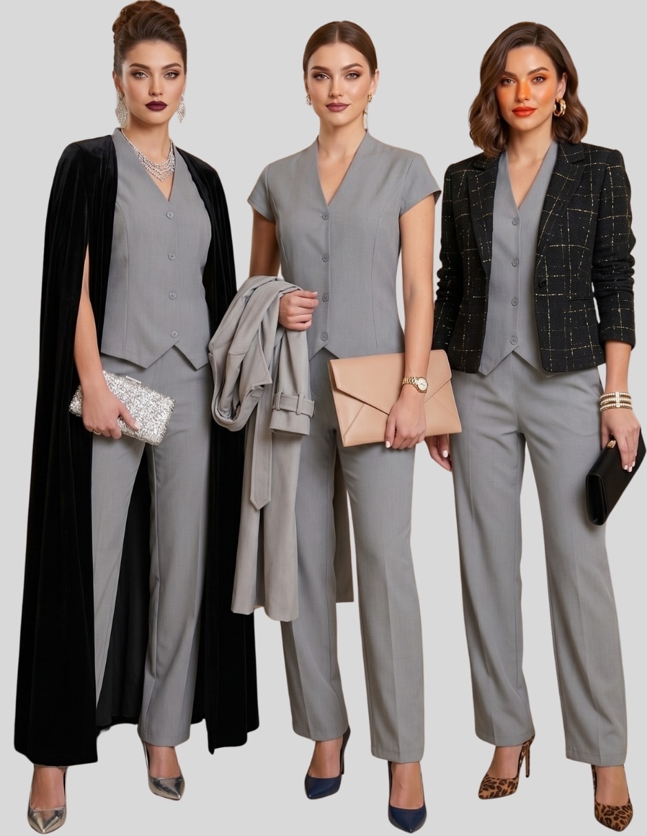 Conjunto formal malabis para mujer