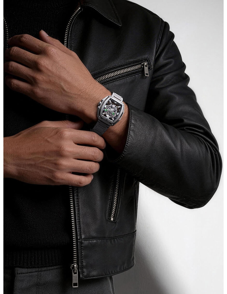 Reloj pulsera Ciga Design Hunter Titanio para hombre Z041-TT01-1T
