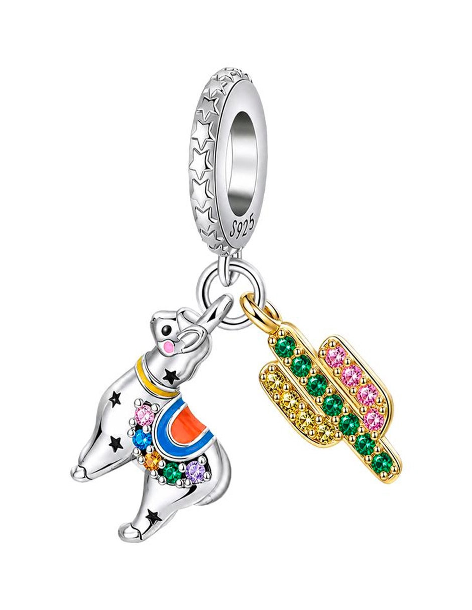 Charm para pulseras de semicircular
