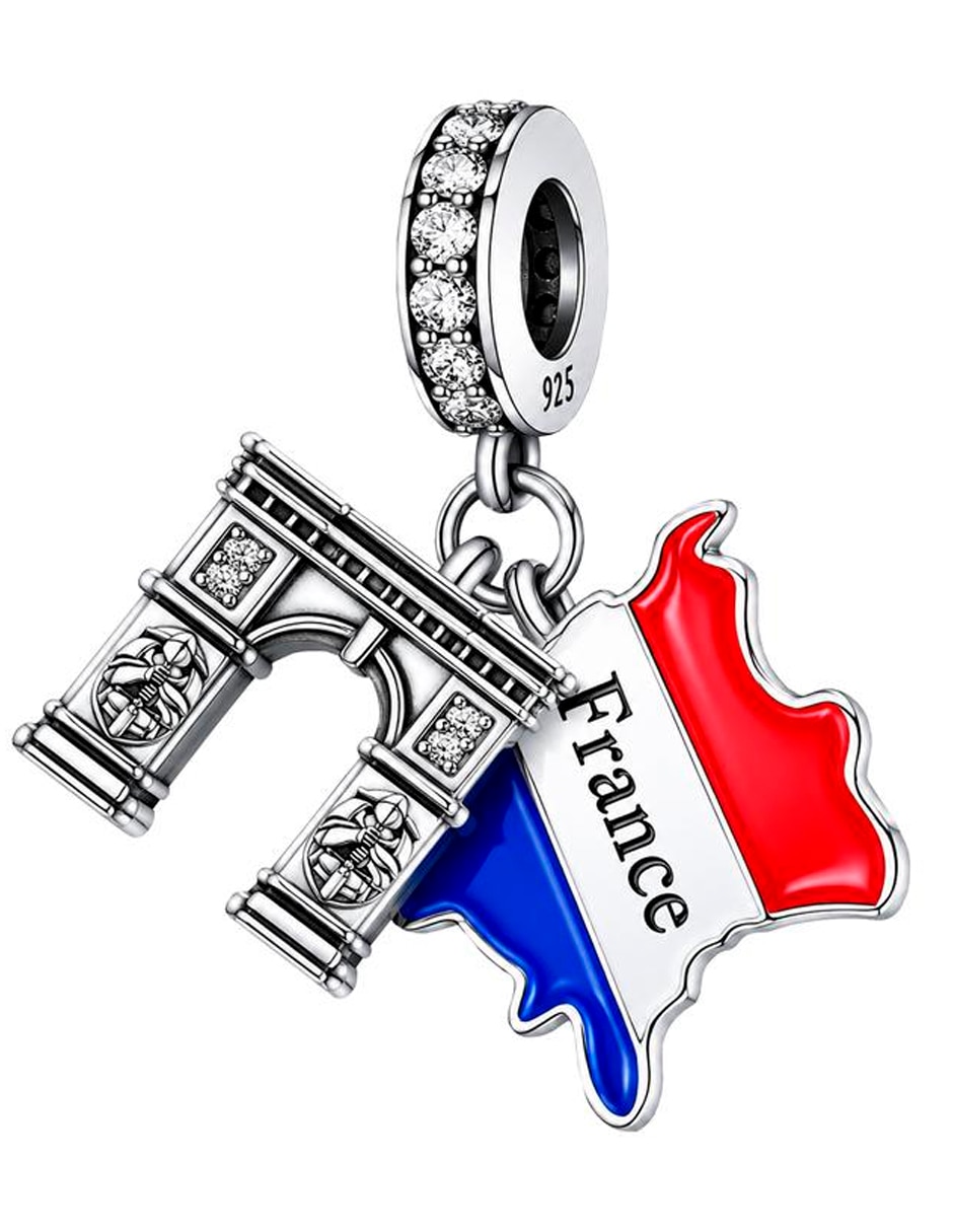 Charm para pulseras de semicircular
