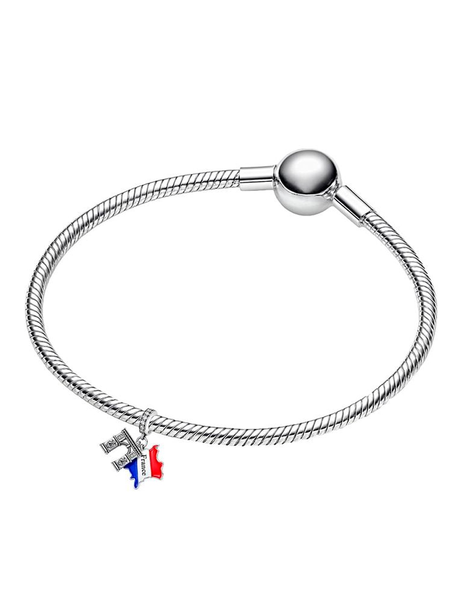Charm para pulseras glamcharm de semicircular
