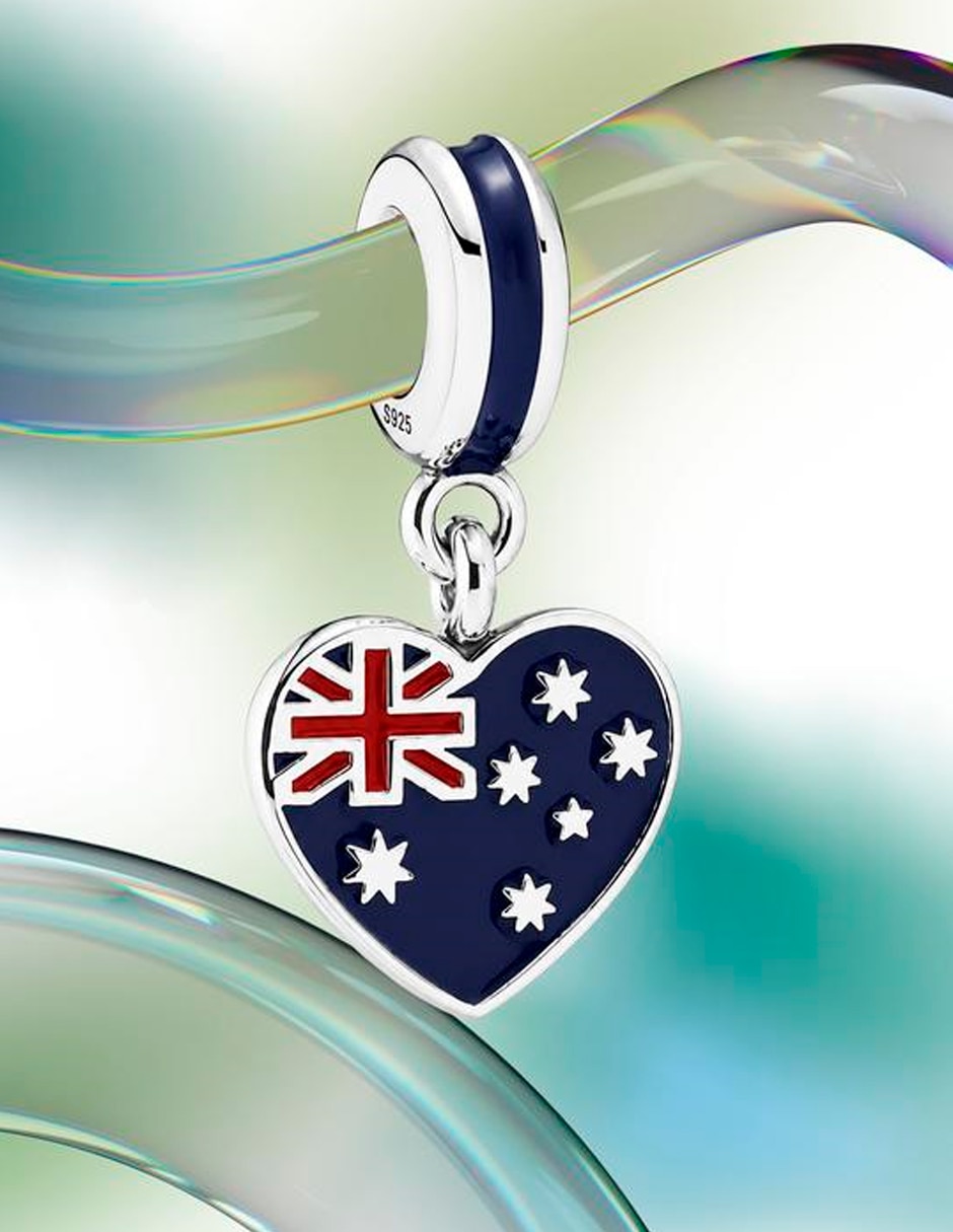 Charm para pulseras glamcharm de semicircular