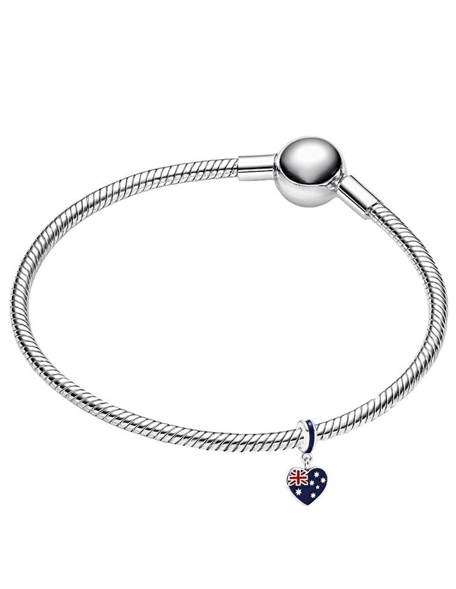 Charm para pulseras glamcharm de semicircular