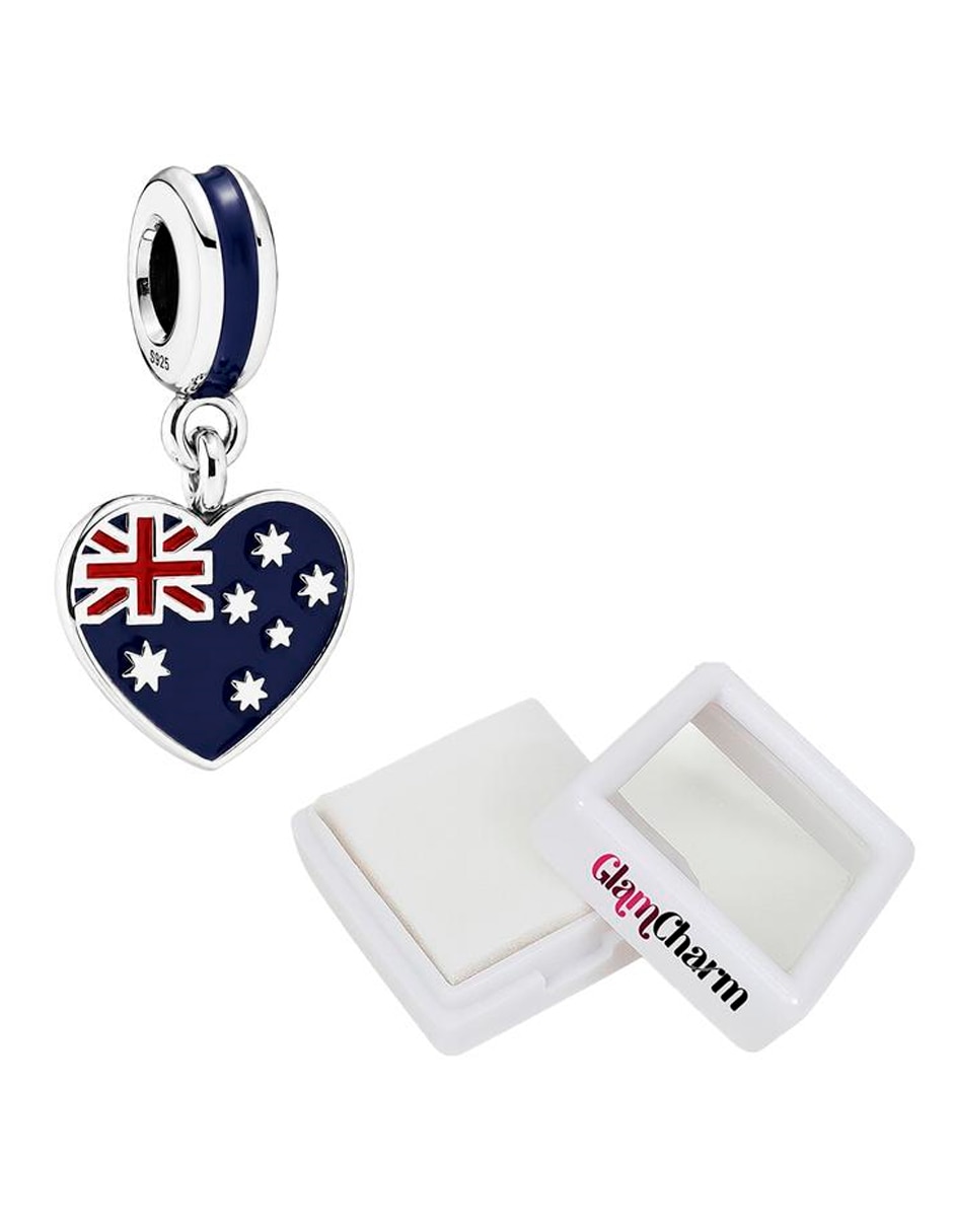 Charm para pulseras glamcharm de semicircular