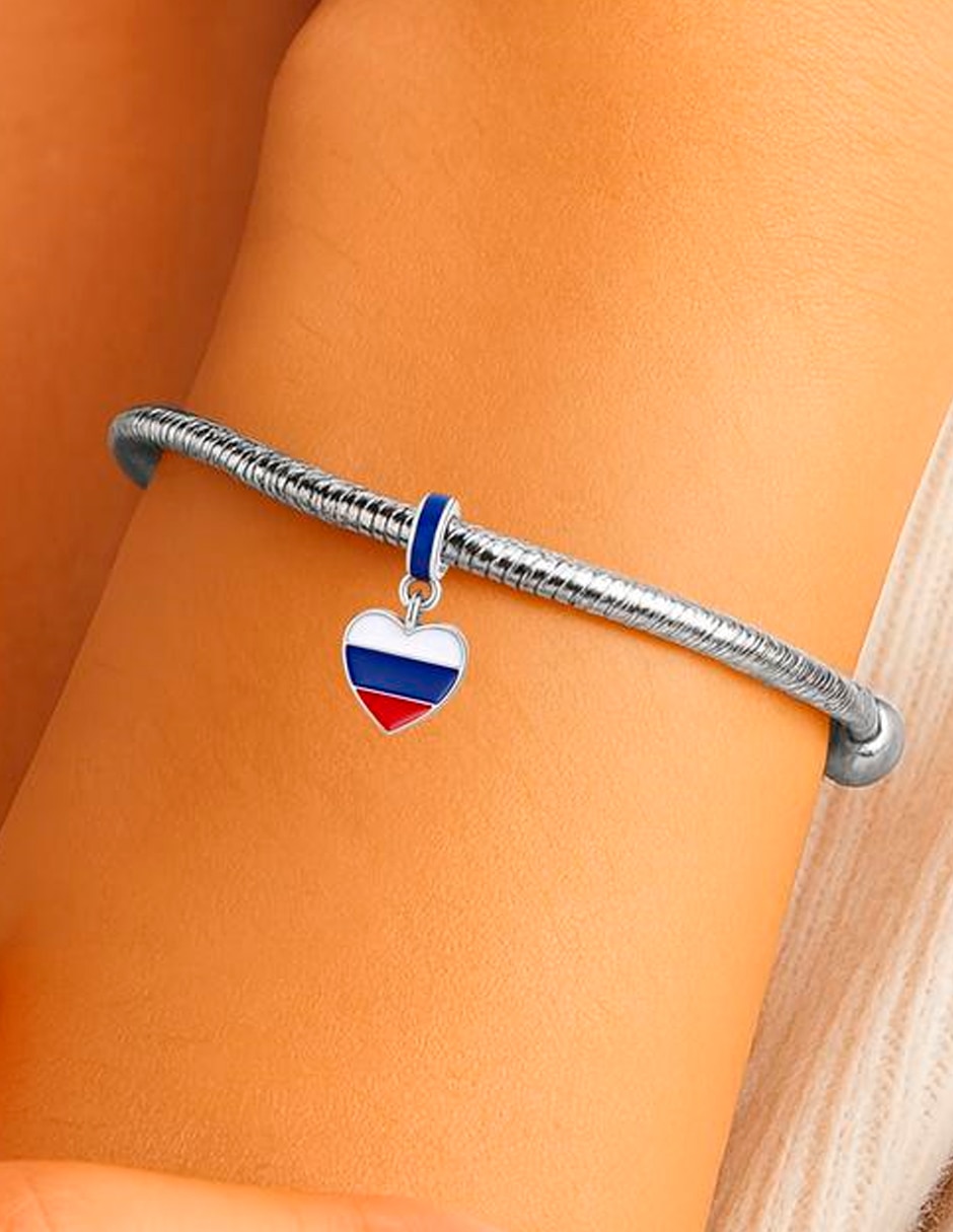 Charm para pulseras glamcharm de semicircular
