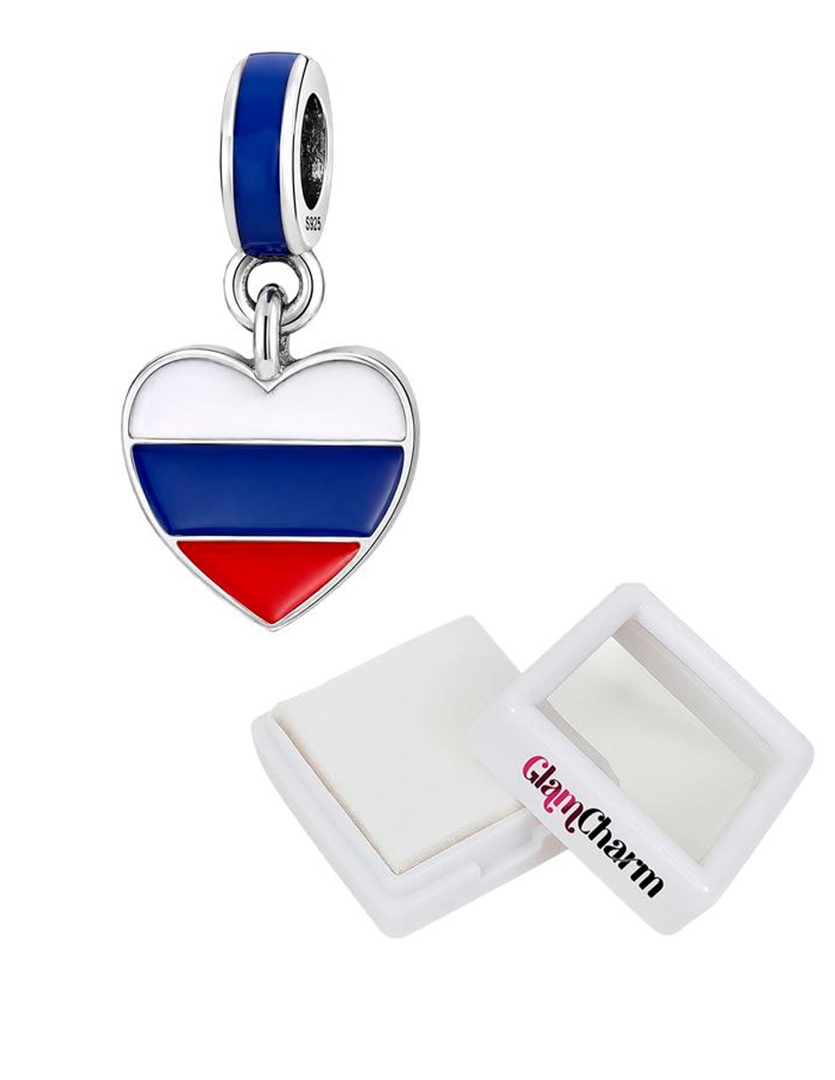 Charm para pulseras glamcharm de semicircular