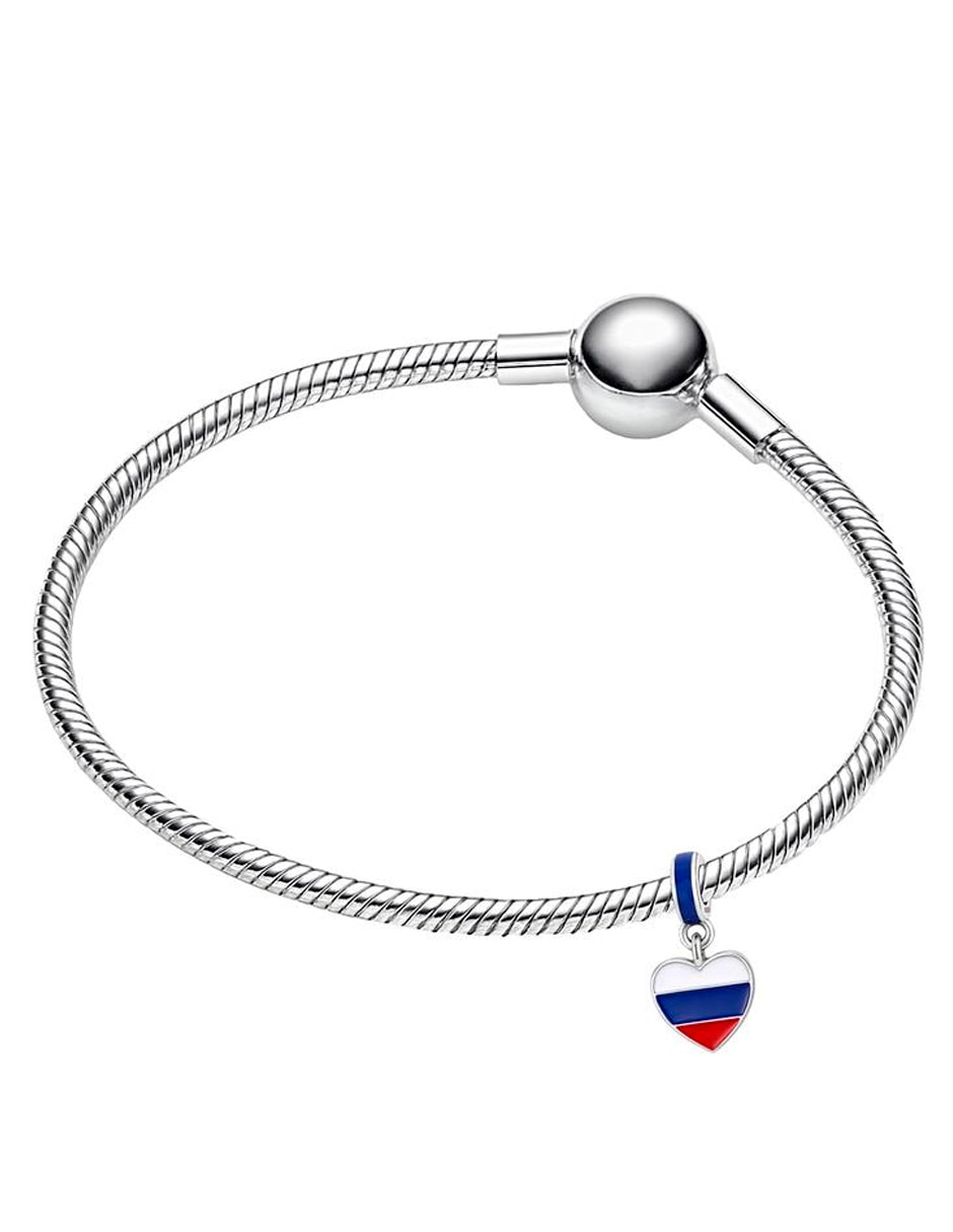 Charm para pulseras glamcharm de semicircular