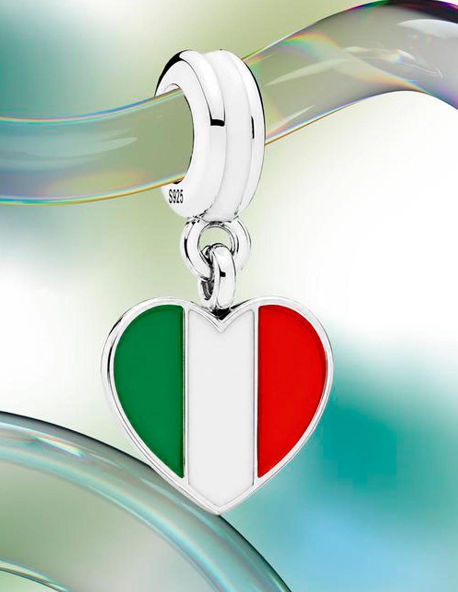 Charm para pulseras glamcharm de semicircular