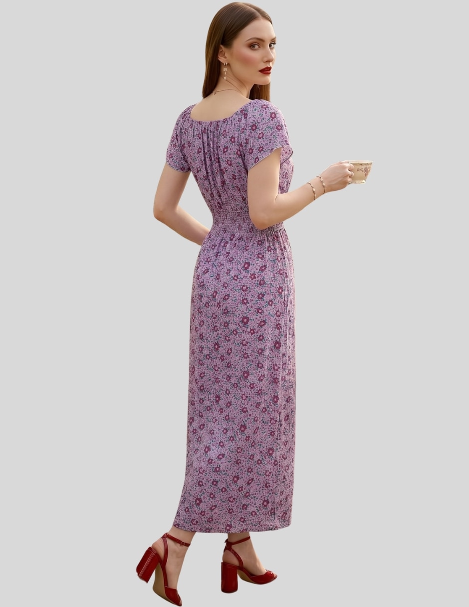 Vestido midi casual para mujer 7