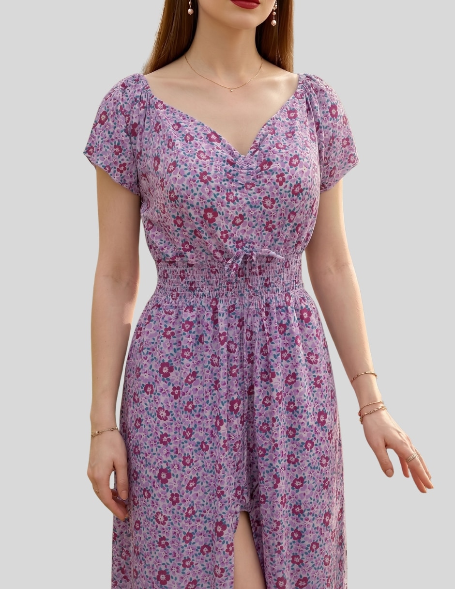 Vestido midi casual para mujer 8