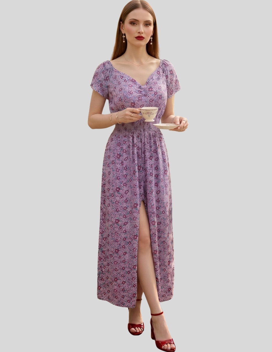 Vestido midi casual para mujer 6