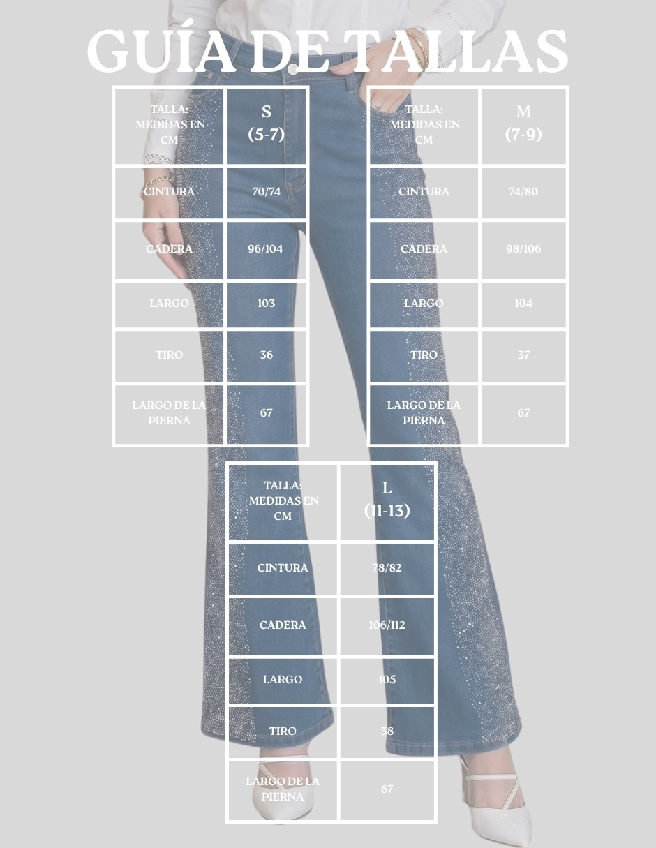 Pantalón flare Malabis acampanado para mujer