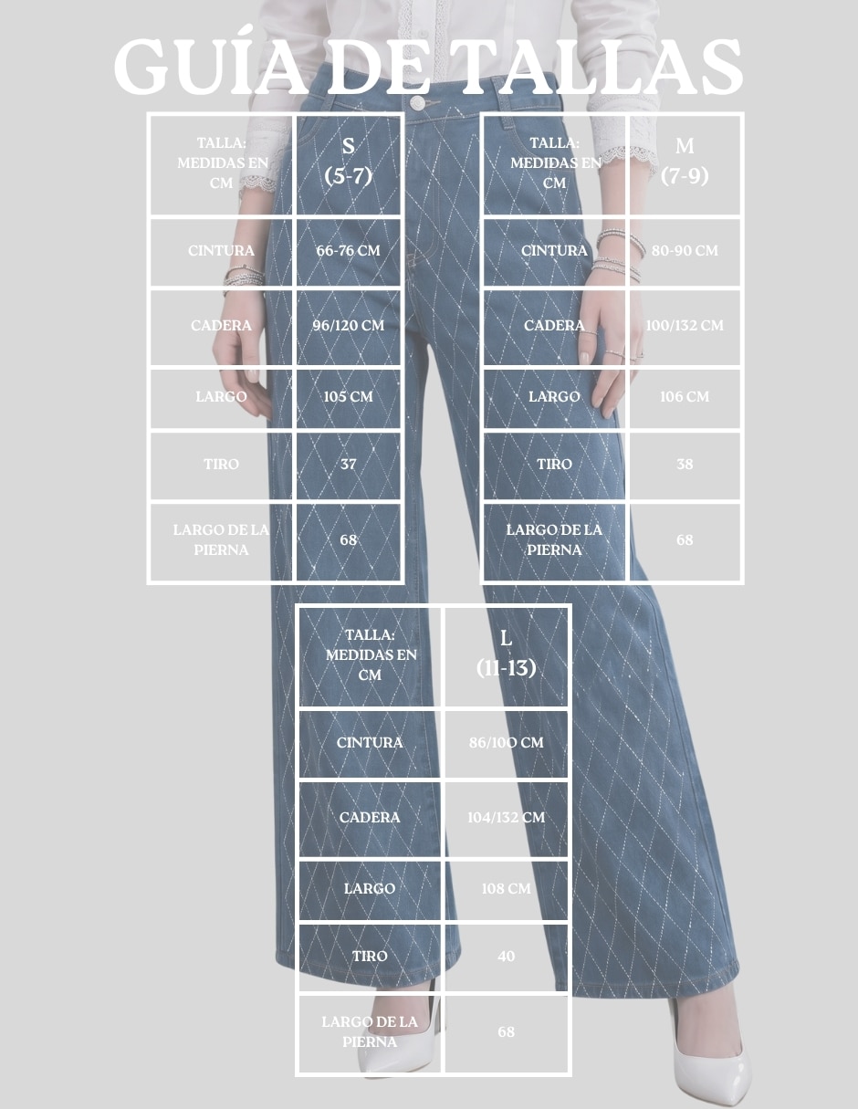 Pantalón Malabis wide leg para mujer