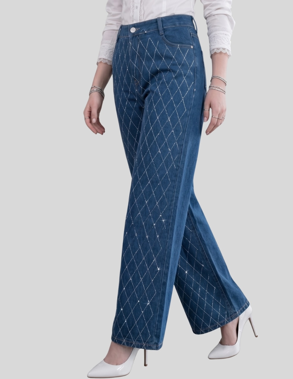 Pantalón Malabis wide leg para mujer