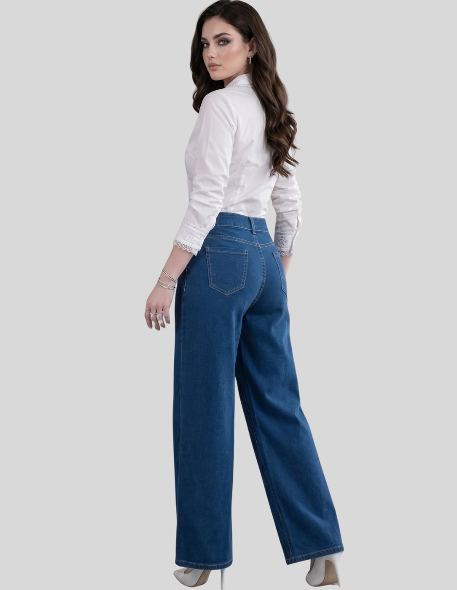 Pantalón Malabis wide leg para mujer