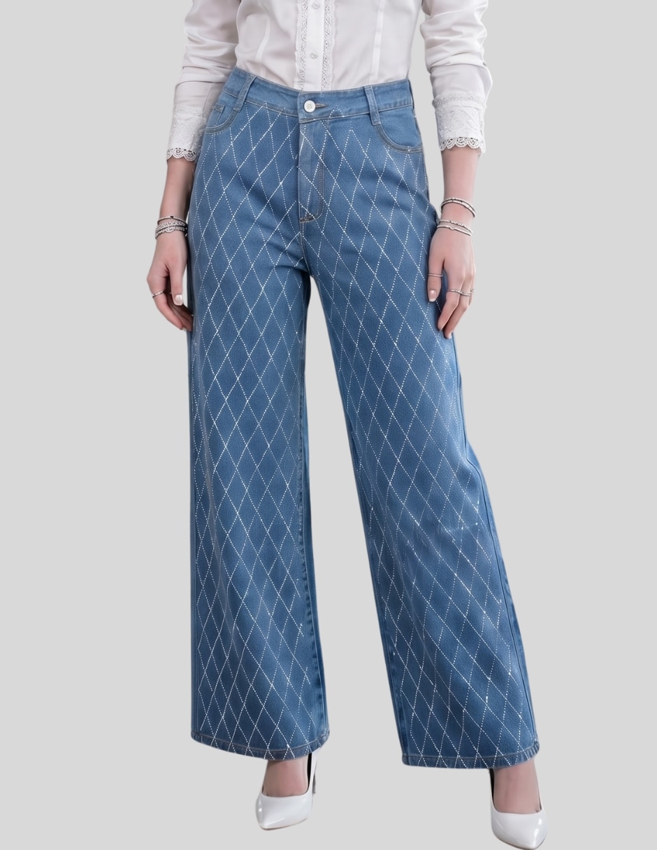 Pantalón wide leg para mujer Pantalón wide leg para mujer