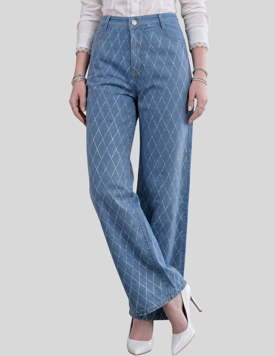 Pantalón wide leg para mujer 7