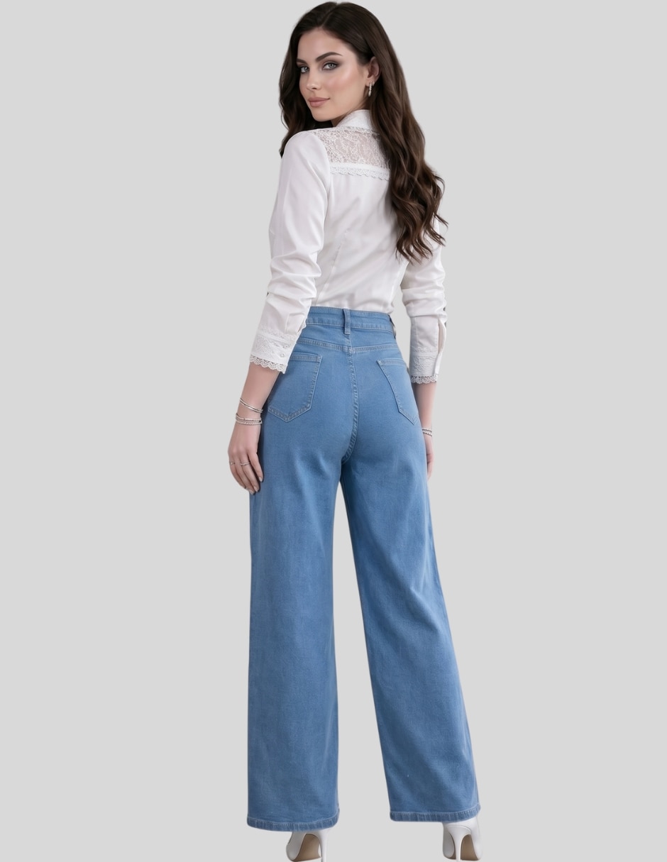 Pantalón wide leg para mujer 8