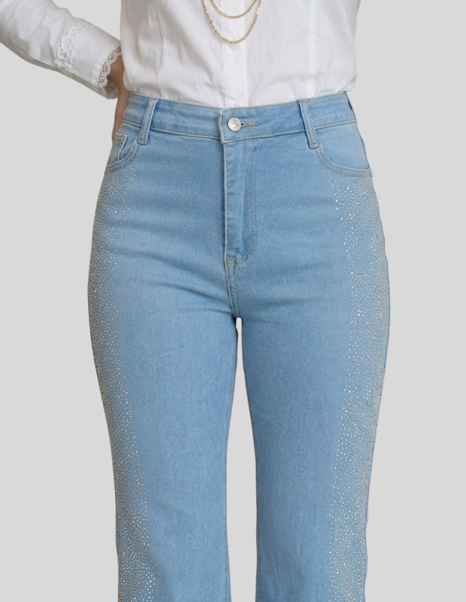 Pantalón flare Malabis acampanado para mujer