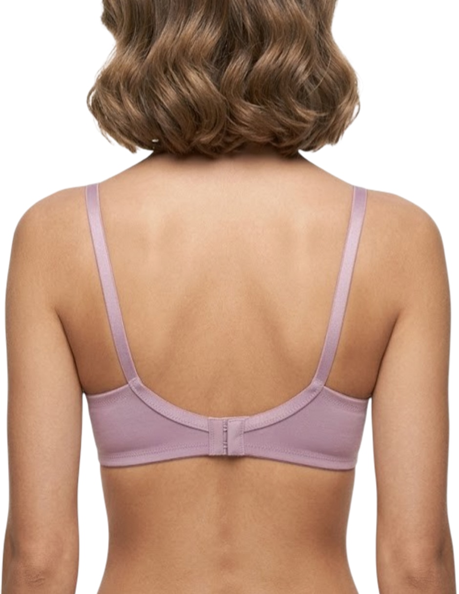 Set brassiere demi copa doble push up seamless para mujer 3