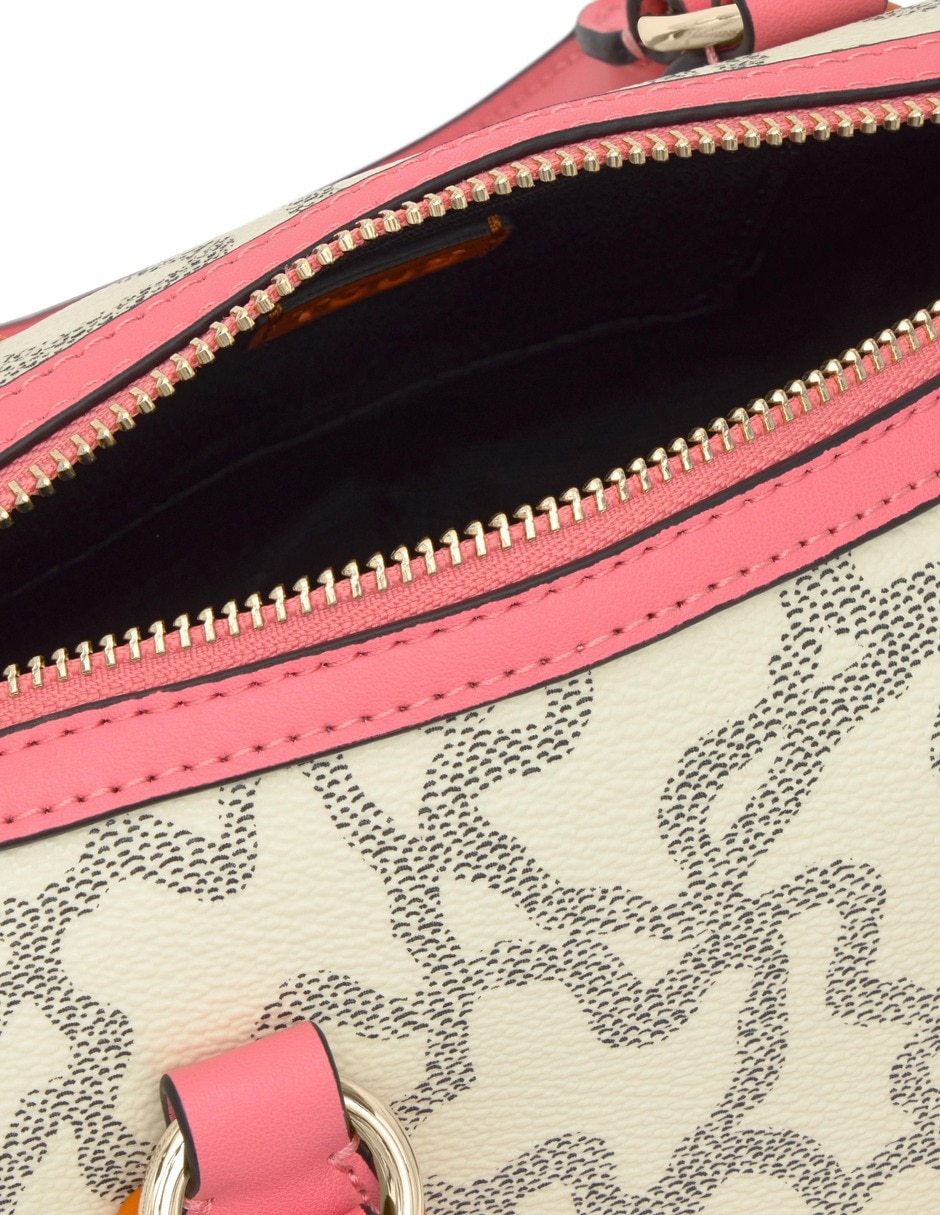 Bolsa bowler kaos icon f de vinil para mujer 5