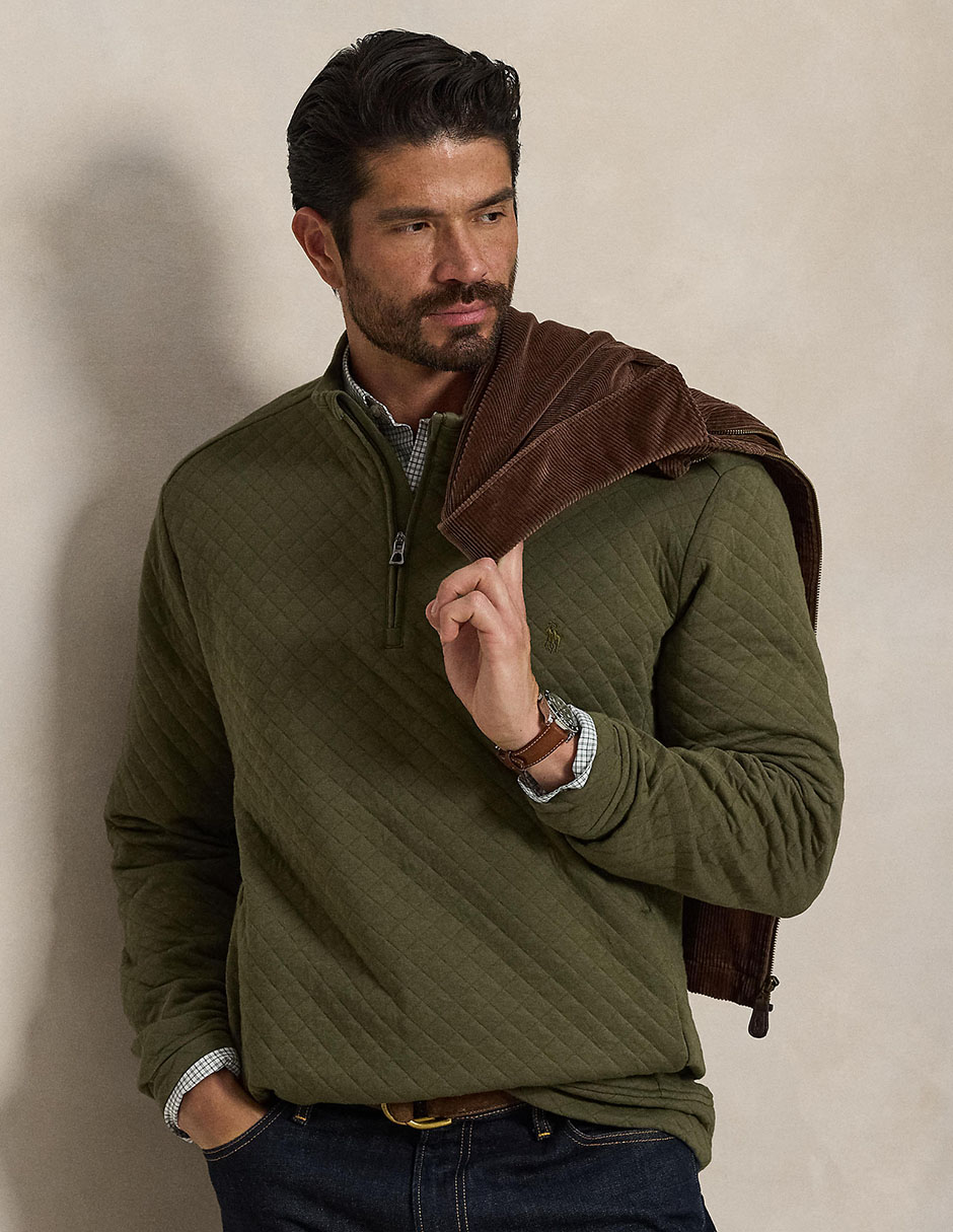 Suéter cuello con cierre para hombre 4