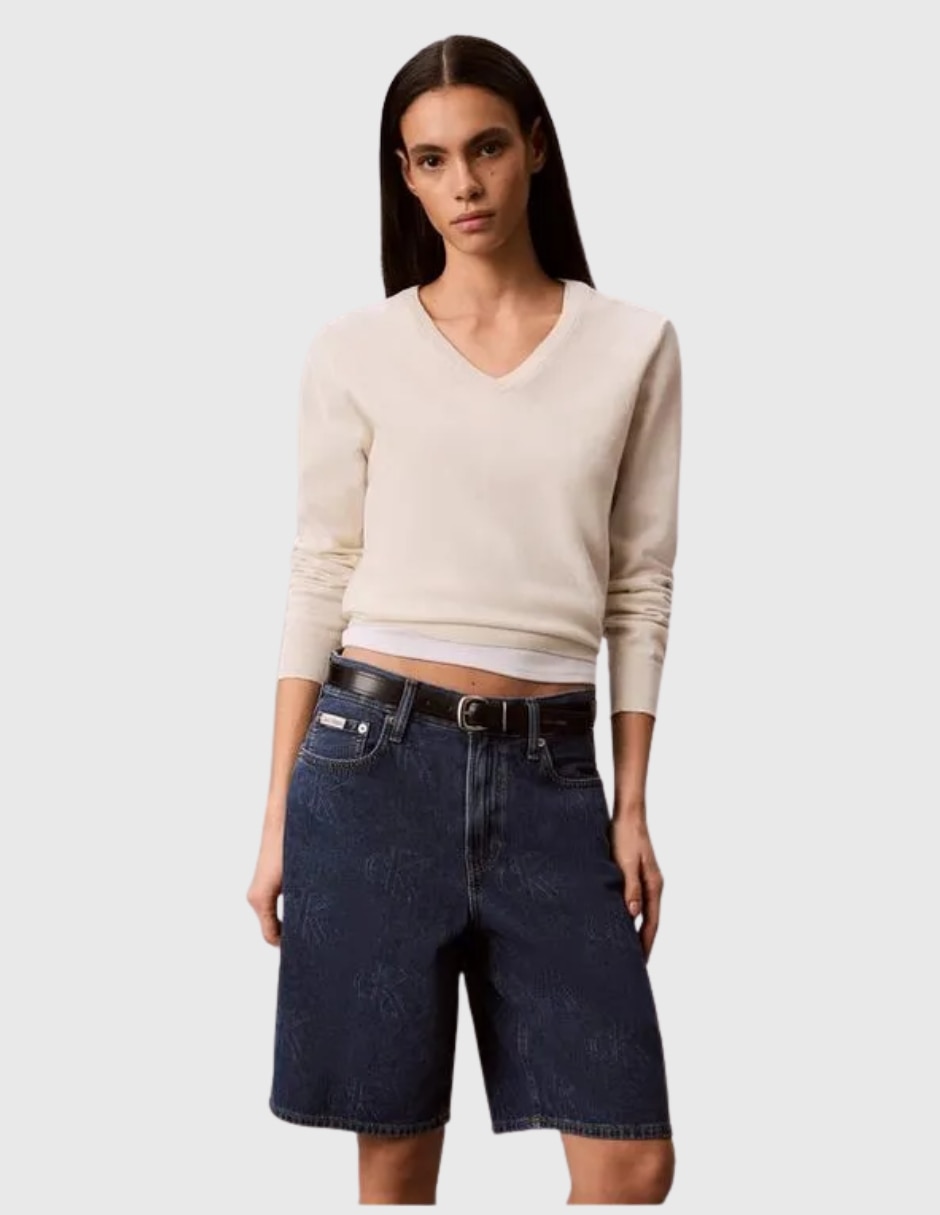 Bermuda de algodón para mujer Bermuda de algodón para mujer