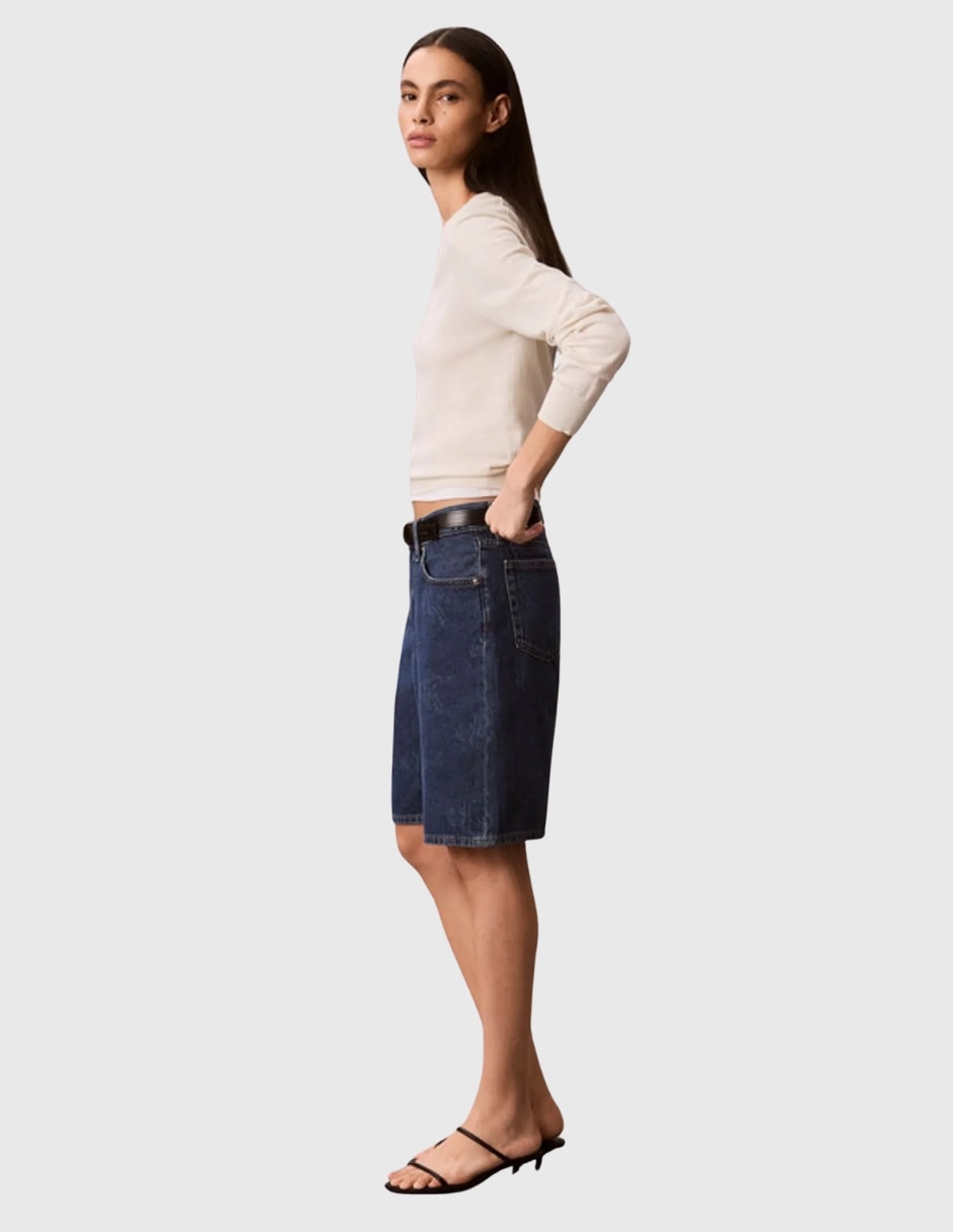 Bermuda de algodón para mujer 4