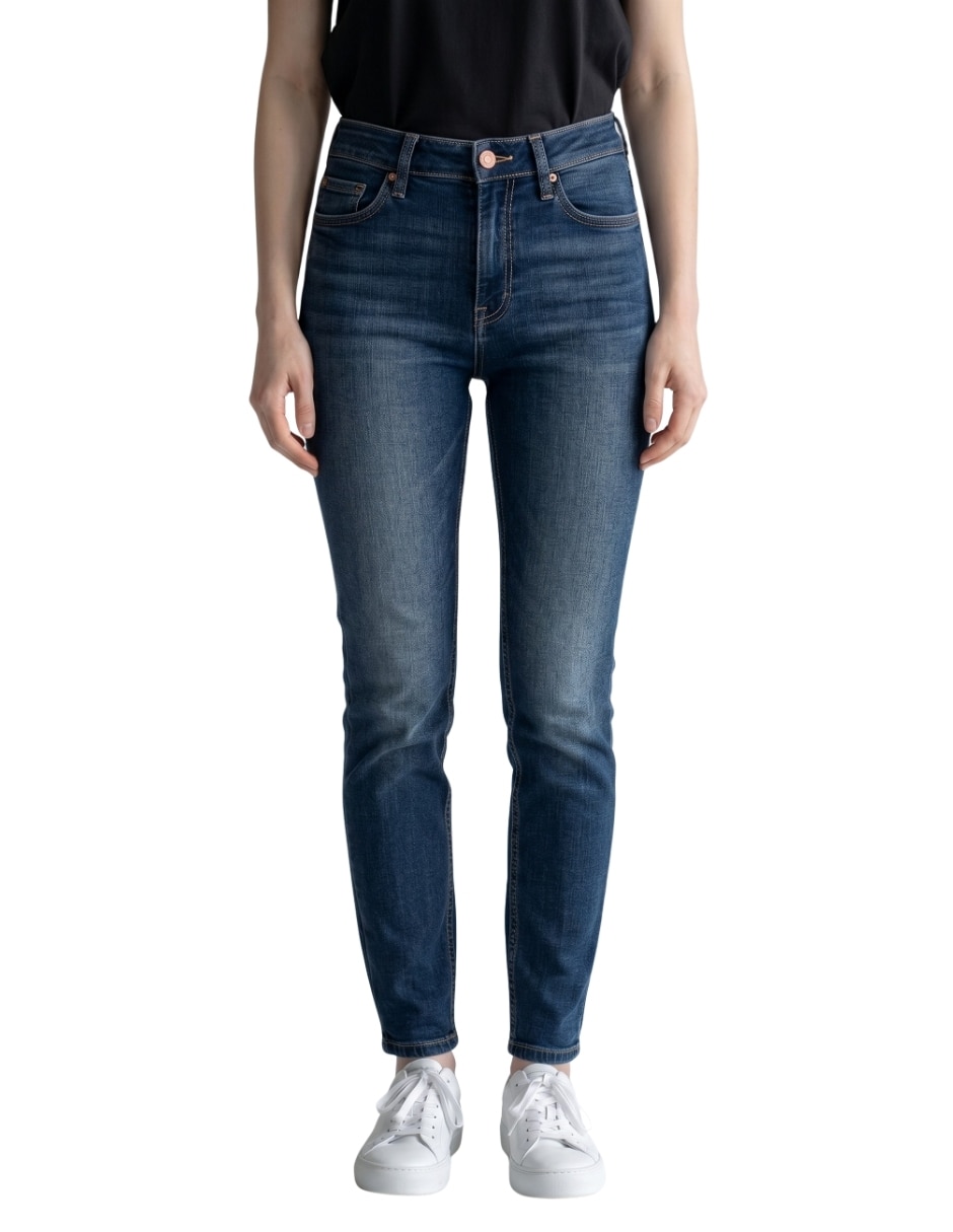 Jeans Skinny cintura alta Denizen para mujer