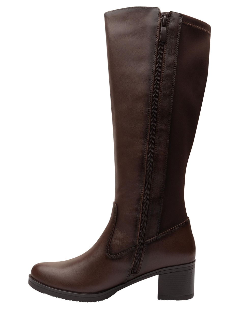 Bota abajo de la rodilla de pel para mujer Bota abajo de la rodilla de pel para mujer
