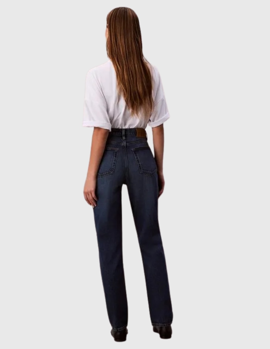 Jeans Mom media cintura para mujer 3